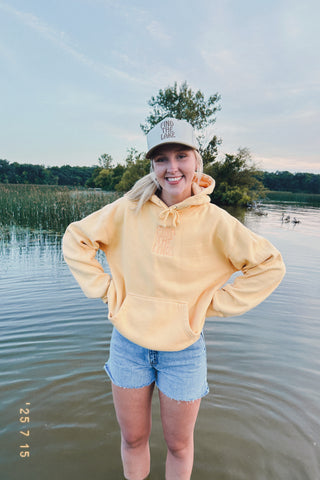 Embroidered Find the lake Hoodies