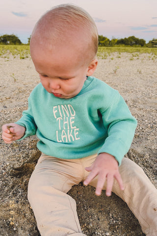 Youth Find the Lake Crewneck