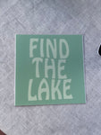 NC Find the Lake Sticker