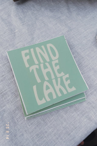 Find the Lake Sticker